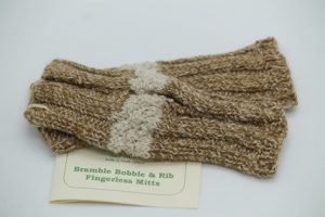 Bramble Bobble & Rib Fingerless Mitts