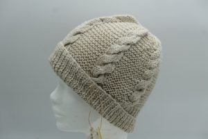 Cable & Garter Turn Up Hat