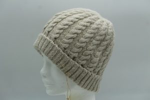 Classical Cable Turn Up Hat