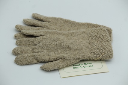 Double Moss Stitch Gloves