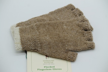 Flecked Fingerless Gloves