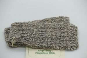 Ridge Stripe Fingerless Mitts