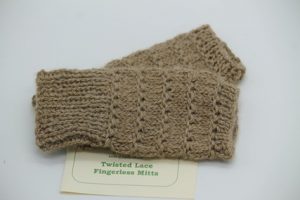 Twisted Lace Fingerless Mitts
